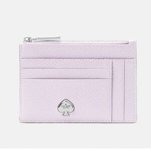 Kate Spade Kayla Large Slim Leather Cardholder Lilac